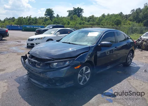 2019 Honda Civic Lx из США, поврежденный, VIN 19XFC2F67KE050199